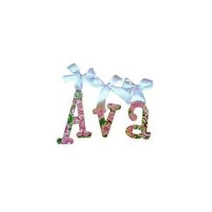  Lush Floral Wooden Wall Letters