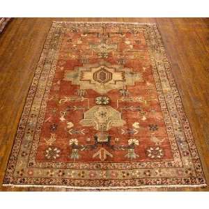  4x9 Hand Knotted Hamedan Persian Rug   96x40