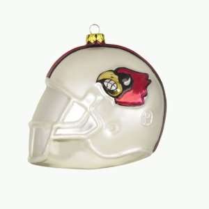  Louisville Cardinals NCAA Glass Football Helmet Ornament 