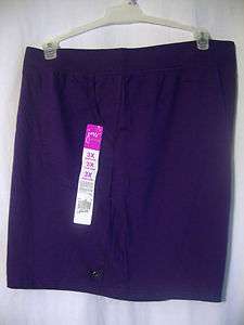 NEW JUST MY SIZE COTTON JERSEY KNIT Sz. 3X STRETCH WAIST SHORTS (IN 2 