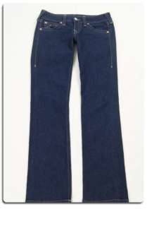True Religion Billy Straight Leg Stretch Jeans in Rinse Size 30  JN371 