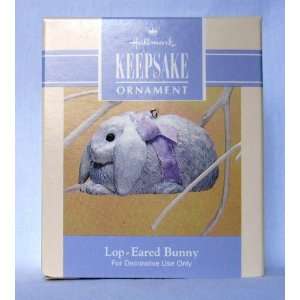  Hallmark 1993 Lop Eared Bunny Easter Keepsake Ornament 