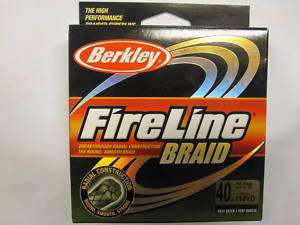 BERKLEY FIRELINE BRAID GREEN LINE 40 LB    110 yrd  