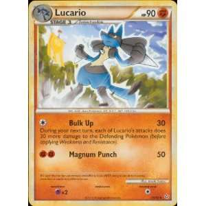 Pokemon   Lucario (19)   HS Unleashed   Reverse Holofoil  