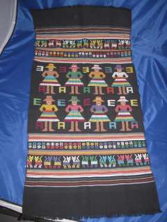 Guatemala Textile Handmade Table Runner Culture People  