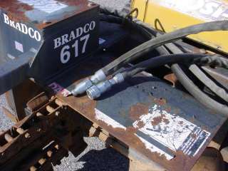 Bradco 617 Trencher for Skid Steer Loader  