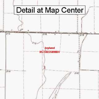  USGS Topographic Quadrangle Map   Joyland, Arkansas 