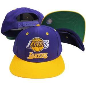  Los Angeles Lakers Word Purple / Yellow Two Tone Plastic 