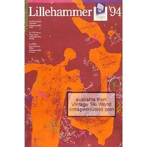  1994 Lillehammer Winter Olympics Poster