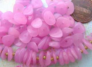 Vintage Rare Myiuki Kernel Pink Glass Beads Japan  
