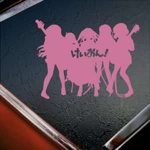  K on Logo Anime Cartoon Music Band Pink Decal Car Pink 