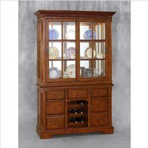   Lifestyle California Brentwood China Cabinet and Hutch Furniture