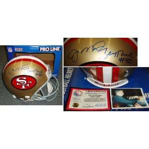  Joe Montana Jerry Rice Signed 49ers ProLine Helmet Sports 