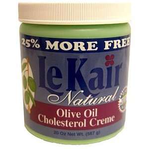  Le Kair Natural Olive Oil Cholesterol Creme 20 Oz Beauty