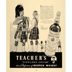  1935 Ad Schieffelin Teachers Highland Cream Whisky 