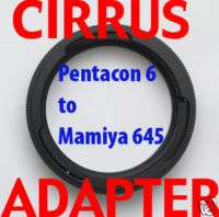 Adapter Pentacon six Kiew 60 lens TO mamiya 645 proTL  