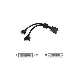  Matrox Video Splitter Cable   1 x LFH Male   2 x DVI I 