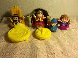 LITTLE PEOPLE CASTLE KING QUEEN THRONE WIZARD + MORE  