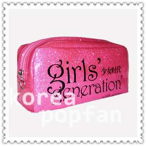 SNSD girls Generation KPOP COSMETIC BAG PEN PENCIL CASE TYPE A NEW 