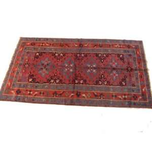  rug hand knotted in Pakistan, Kasak 4ft5x7ft0