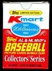 1982 Topps Baseball Kmart 20th Anniversary Complete Box