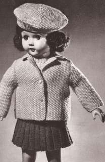 18 Vintage Doll Clothes Collection Knitting PATTERN  
