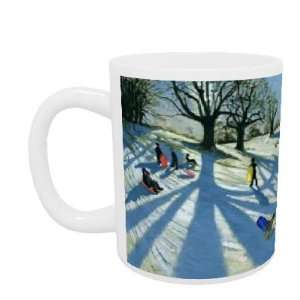  Winter Tree, Snow Sledgers, Calke Abbey, Derby (oil on 