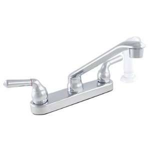 Ldr Industries 952 32425cp exquisite Green Two Handle Kitchen Faucet 