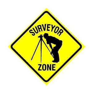  SURVEYOR ZONE land measure legal NEW sign