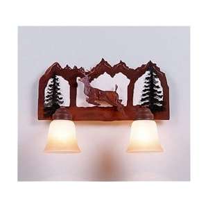  Avalanche Ranch   Keystone Vanity Light Fixture   Deer   2 