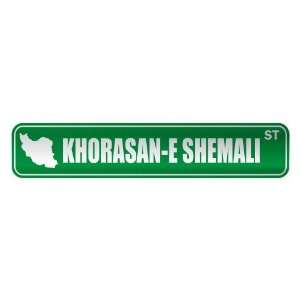   KHORASAN E SHEMALI ST  STREET SIGN CITY IRAN