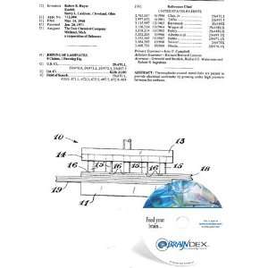 NEW Patent CD for JOINING OF LAMINATES 