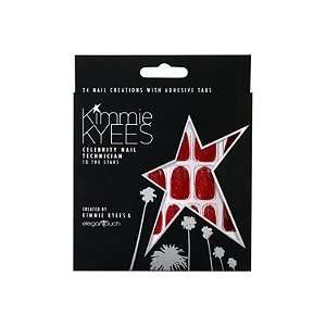  Elegant Touch Kimmie Kyees Nails Red Glitter (Quantity of 