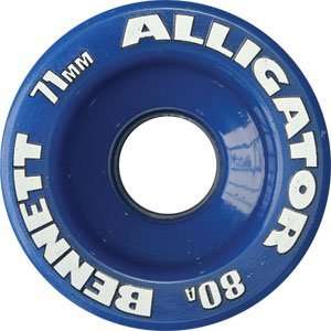  Alligator Wheels 71mm 80a Blue Skateboard Wheels (Set Of 4 