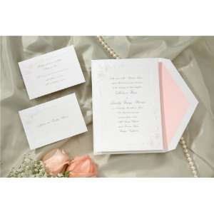  Kissed in Pink Wedding Invitations