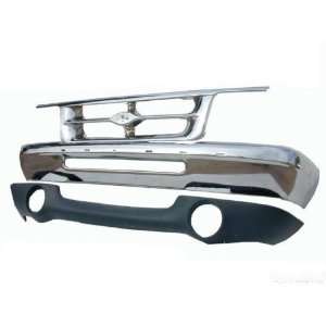  95 97 Ford Ranger Chrome Bumper, Airdam and Grille Package 