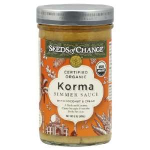 Seeds Of Change Organic Korma Simmer Sauce ( 6x12 OZ)  