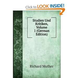  Studien Und Kritiken, Volume 1 (German Edition) Richard 