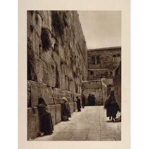  1926 Jews Women Kotel Western Wailing Wall Jerusalem 