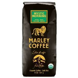 Marley Coffee Organic Ground Coffee, Mystic Morning, 8 Ounce  