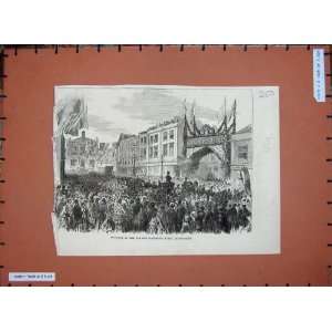  1869 Procession New Palit Halls Luton Bedfordshire
