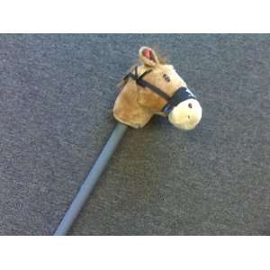   on horse, beige, brown or black) Galloping Stick Pony Toys & Games