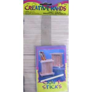   Craft WOOD STICKS Pack of 176 Unfinished Wood Sticks Arts, Crafts