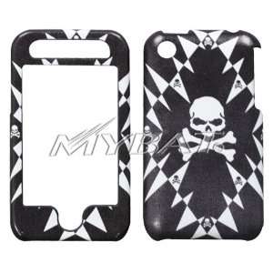 com Iphone 3G S & 3G Skull Rock Clazzy(Leather Touch) Protector Case 