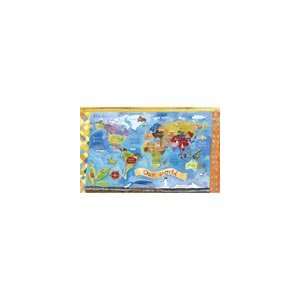  Oopsy Daisy Murals Our World Canvas Banner with Grommets 