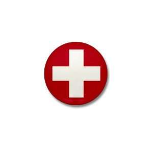  Switzerland Swiss Suisse CH Flag   Flag Mini Button by 