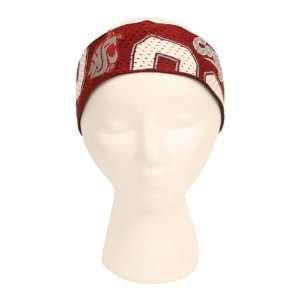 Washington State Cougars Girls / Womens Jersey Style Mesh Headband 