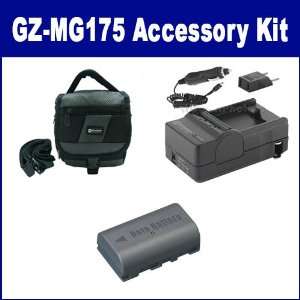  JVC Everio GZ MG175 Camcorder Accessory Kit includes SDM 