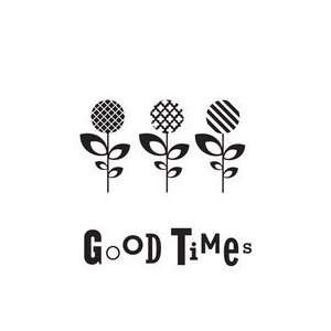 Good Times Itty Bitty Red Rubber Stamp (Unity Stamp Company) (2 Pack)