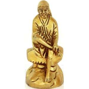  Sai Baba (Small Sculpture)   Brass Sculpture